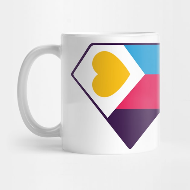 Polyamory Pride - Minimalist Diamond - (New Colors) by LaLunaWinters